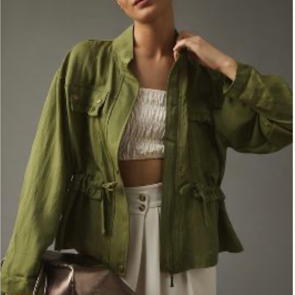 Anthropologie oversized utility jacket -XS - Picture 2 of 5